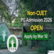 TISS Begins Non-CUET PG Admission 2026 @tiss.ac.in; Apply By March 10